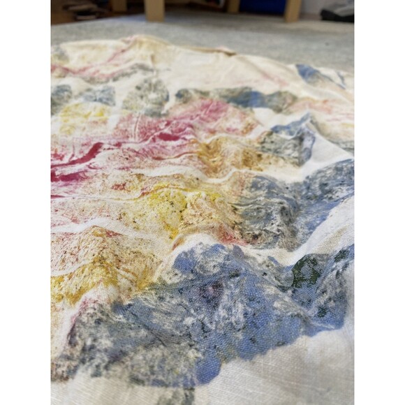 Flax by Jeanne Engelhart Size 1G (18-20) Autumn Leaves Leaf Print Button Down - Picture 7 of 7